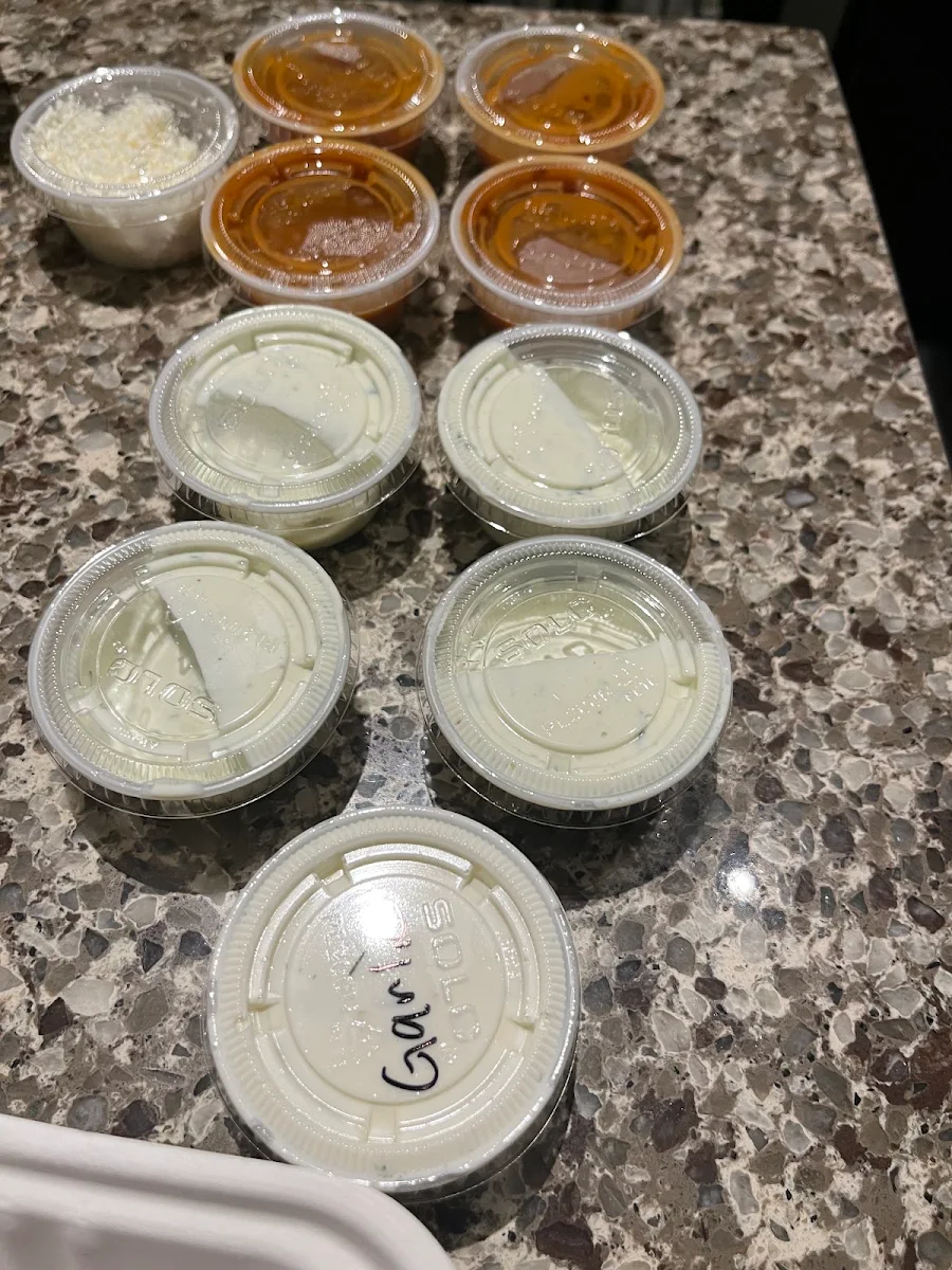 Side Sauces, Aristos Souvlaki & Gyros