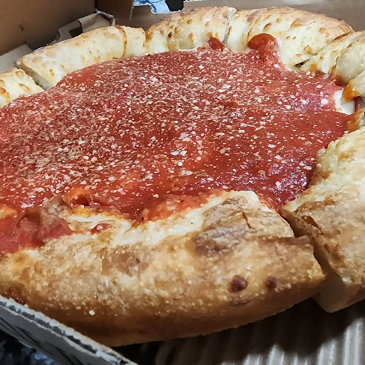 Deep Dish Chicago Style Pep N Cheese
