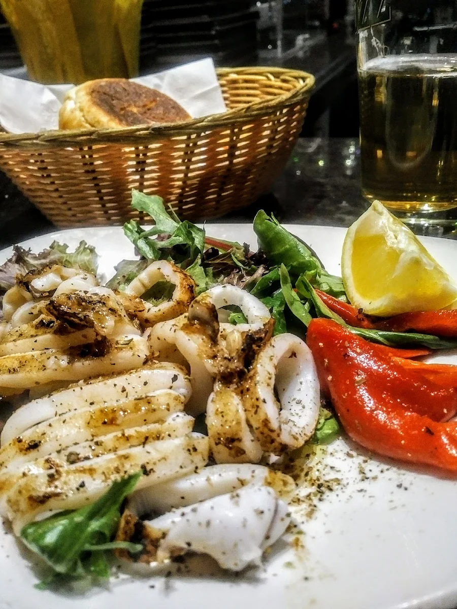 Grilled Kalamari Salad