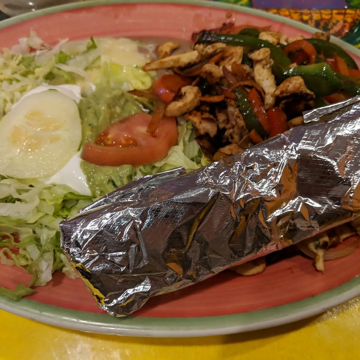 Lunch Chicken Fajitas