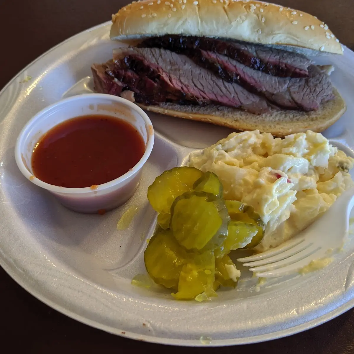 Sliced Brisket Plate
