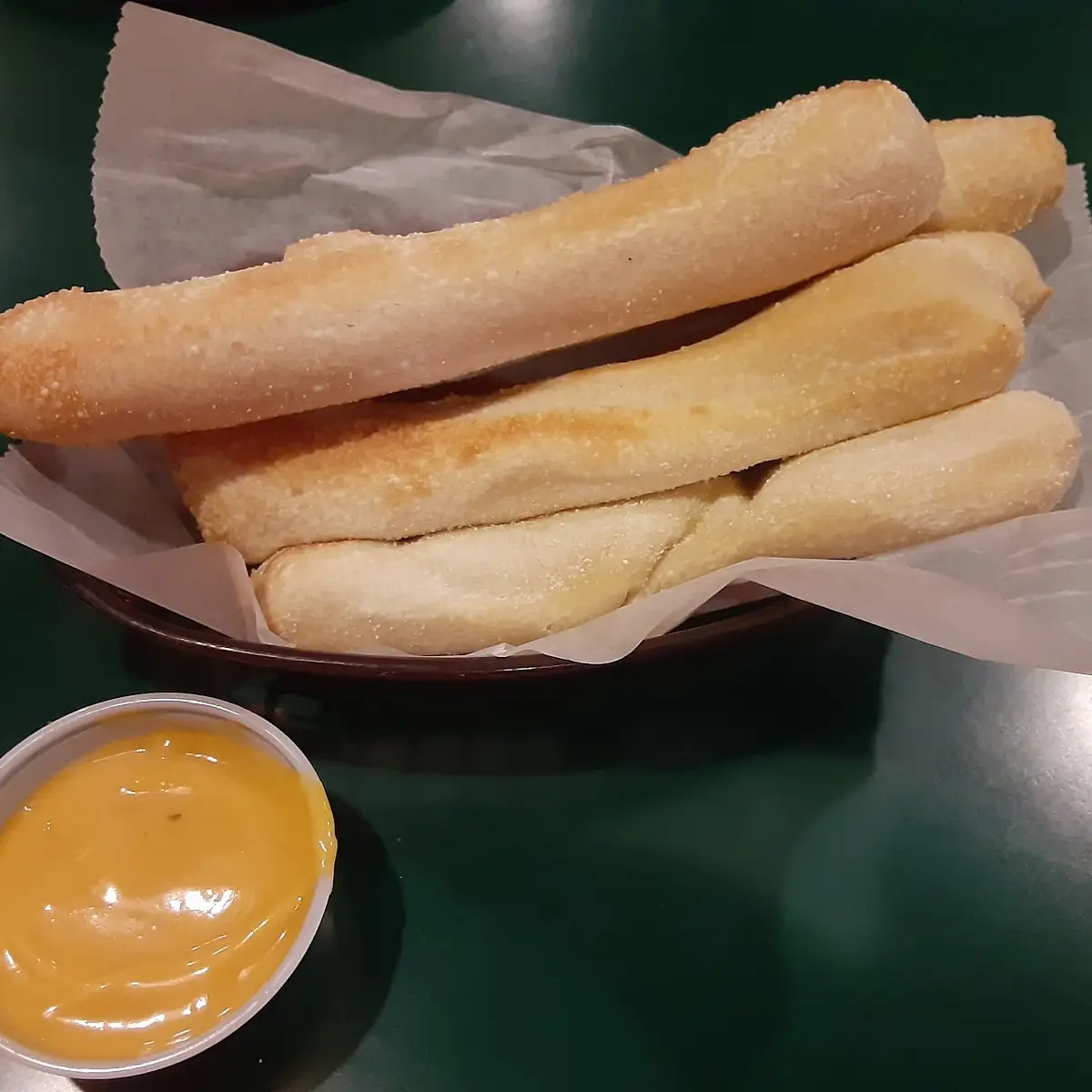 Breadsticks with Cheese Dip
