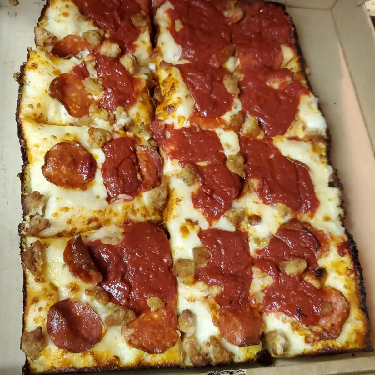 Deep Dish Sicilian Pizza