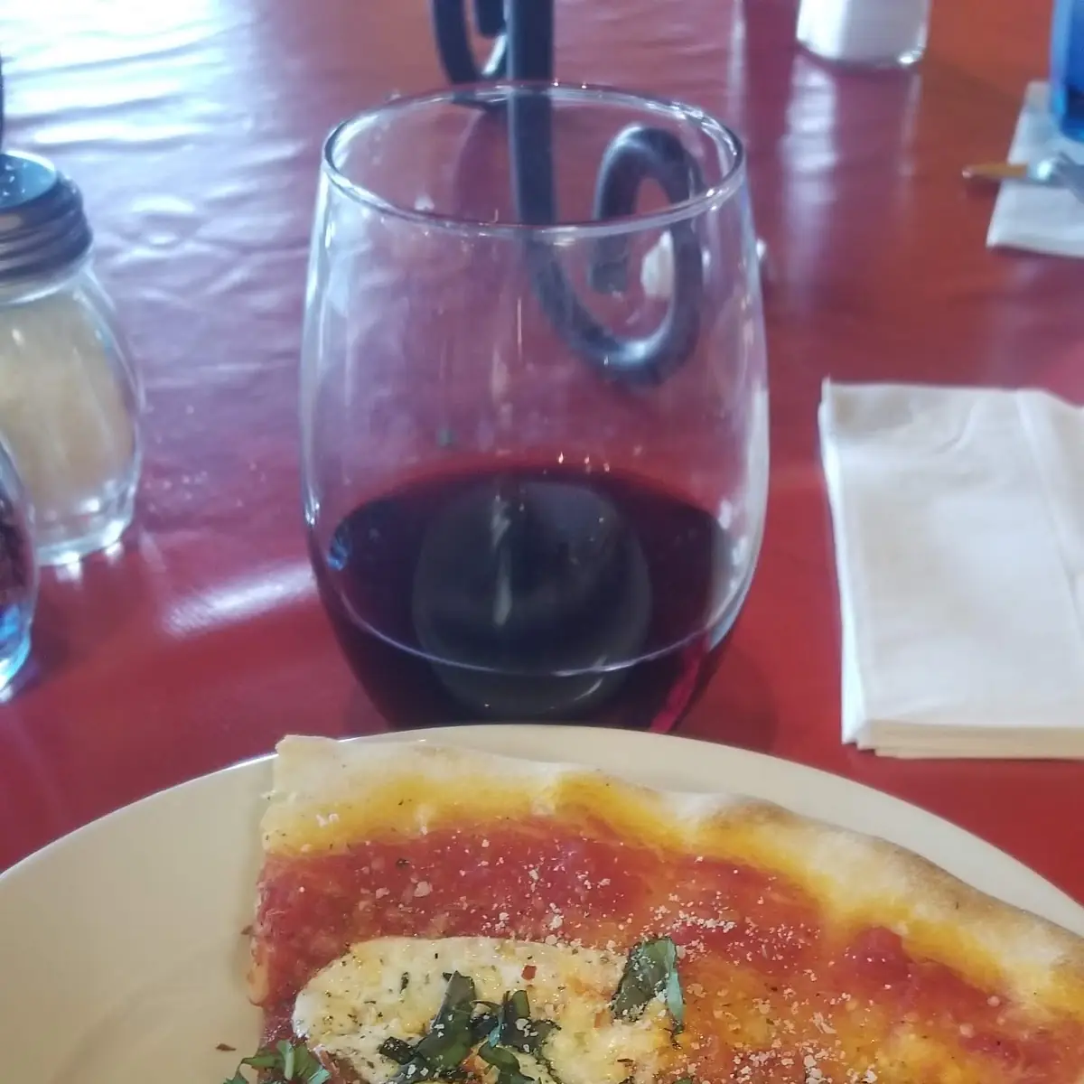 Slice of Margherita Pizza