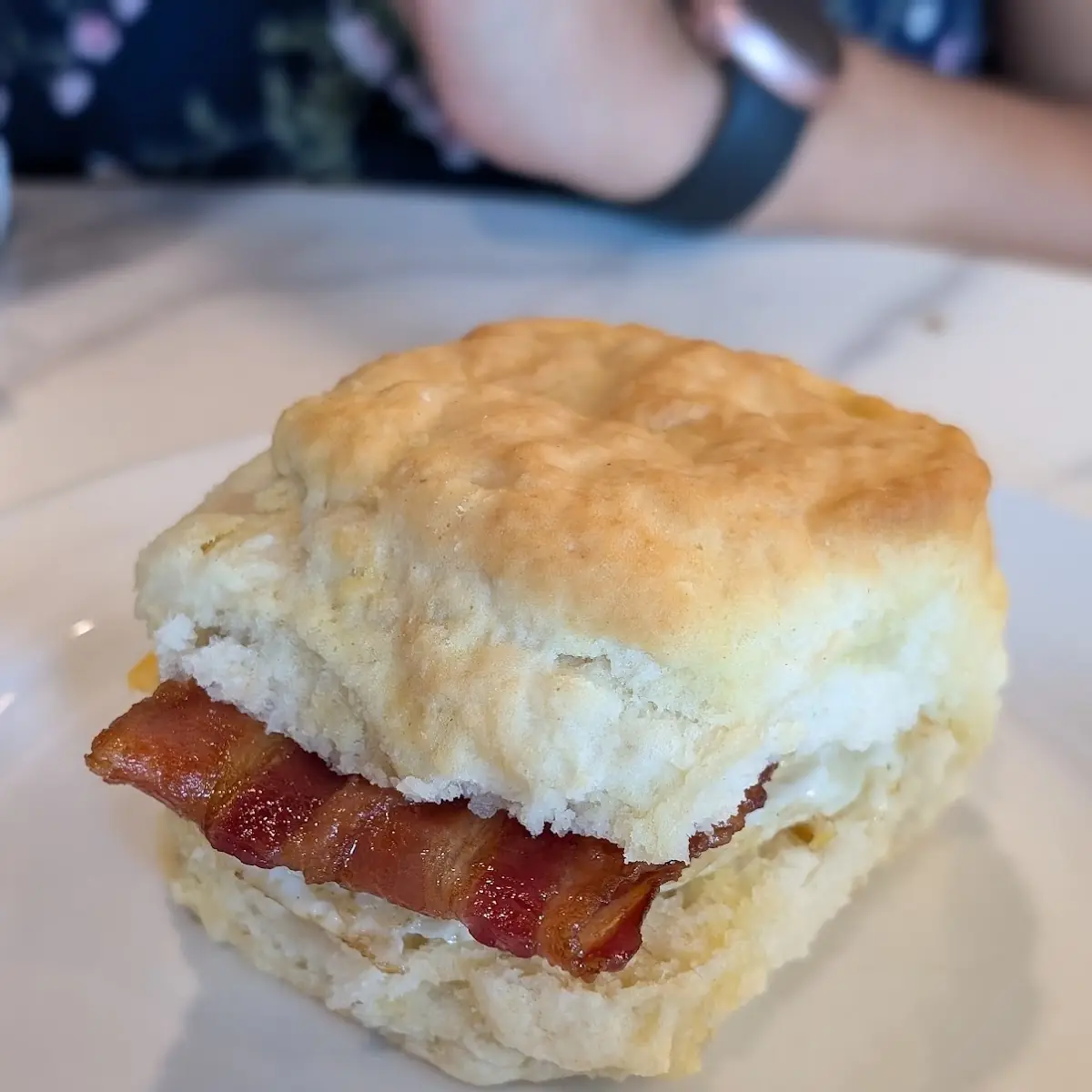Bacon & Cheese Biscuit Sandwich