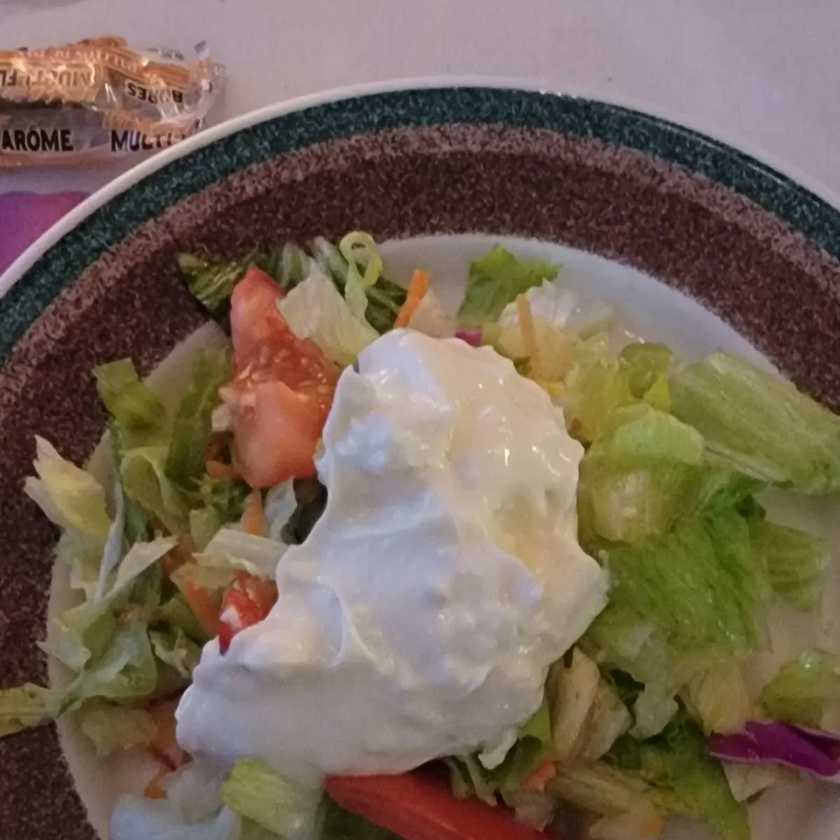 Side Salad with Blue Cheese Dressing