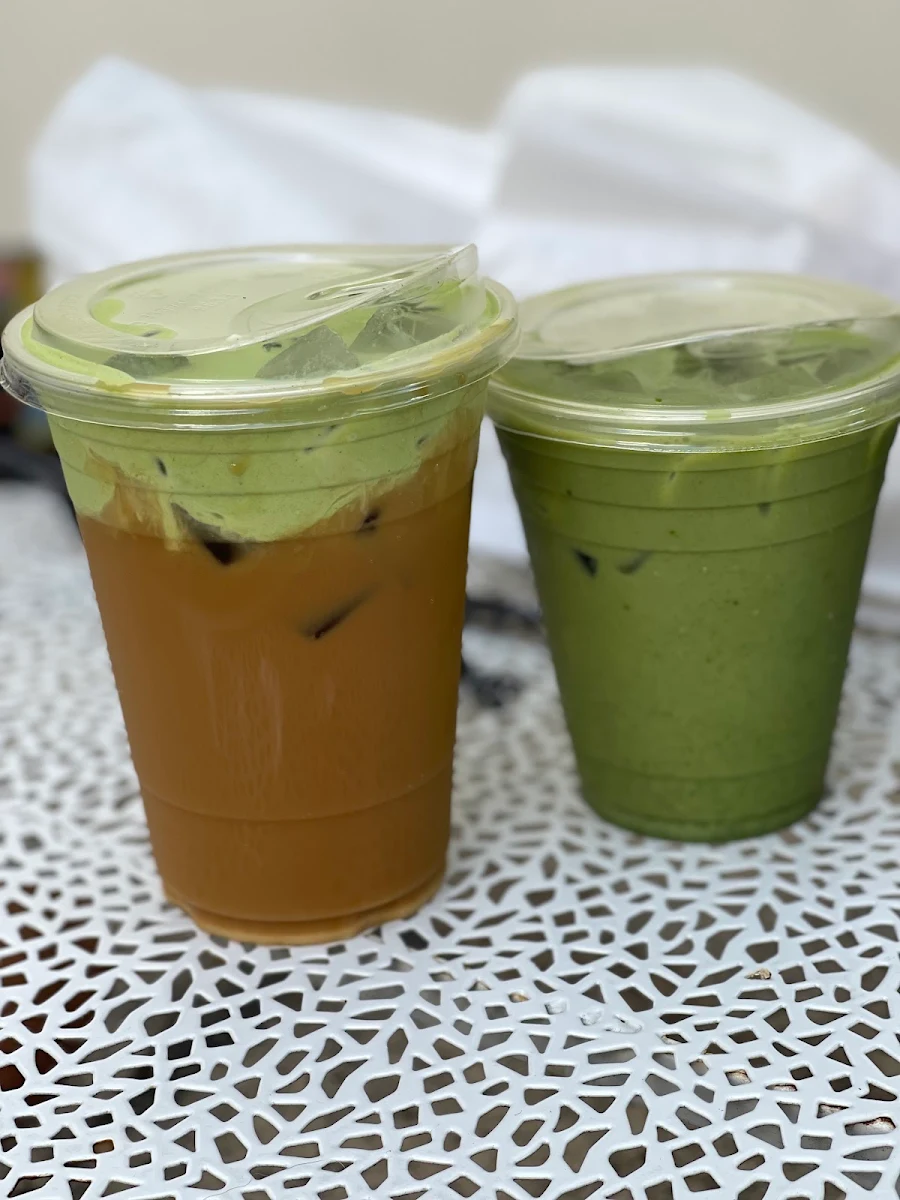 Strawberry Matcha Latte