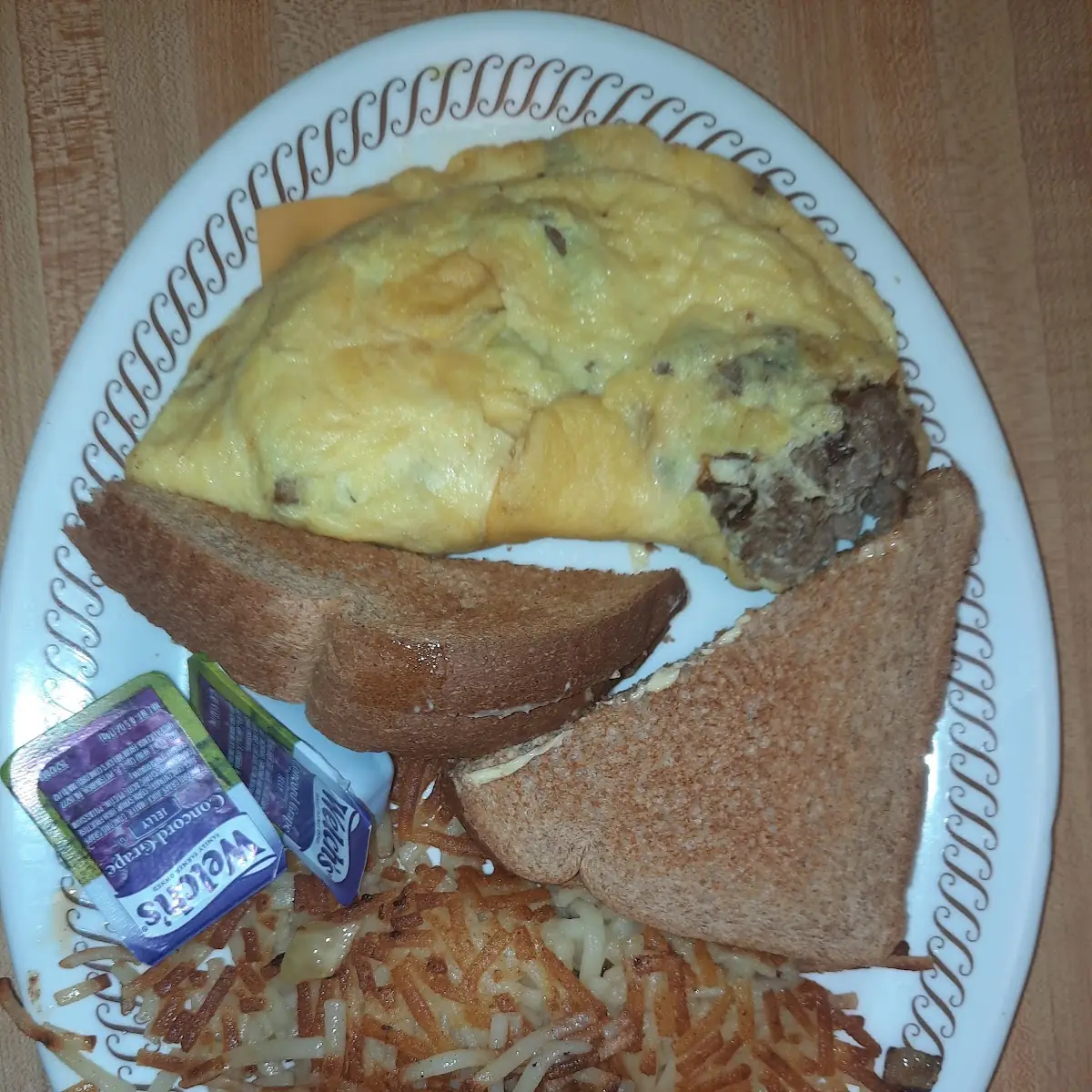 Cheese Steak Omelette