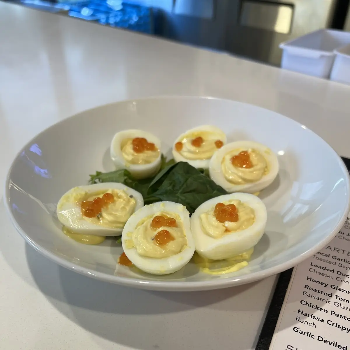 Deviled Eggs with Caviar