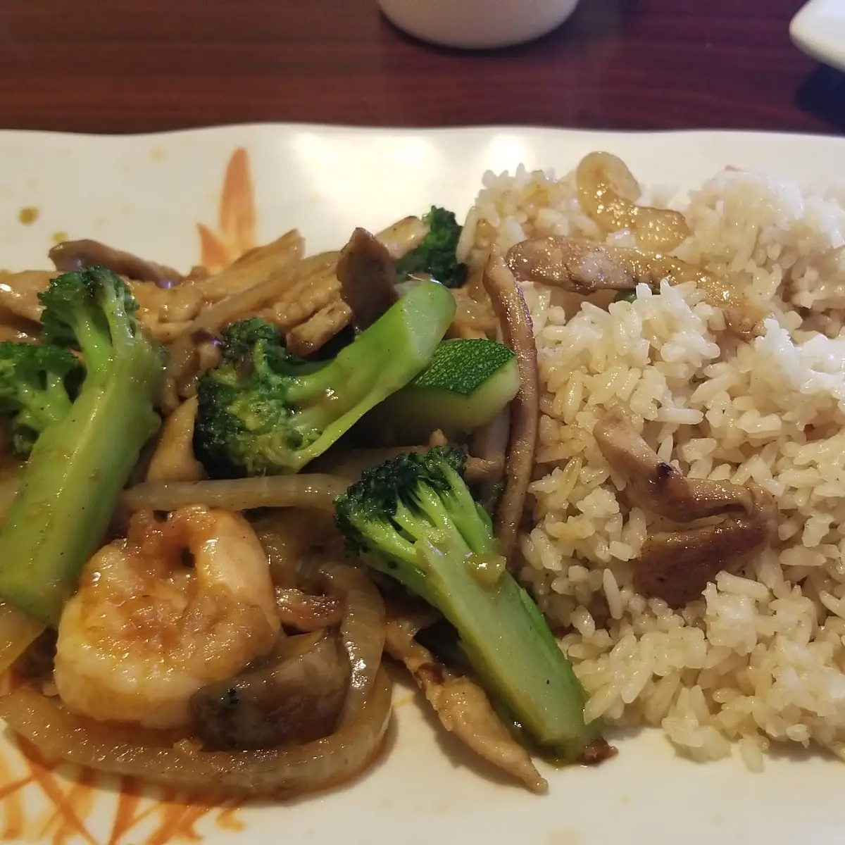 Hibachi Chicken and Shrimp Fried Rice