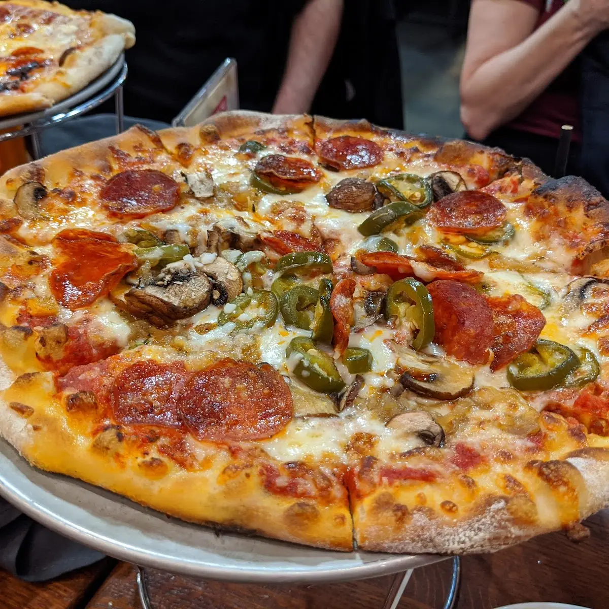 PEPP Carmalized Onions Pickled Jalapenos and Mushrooms