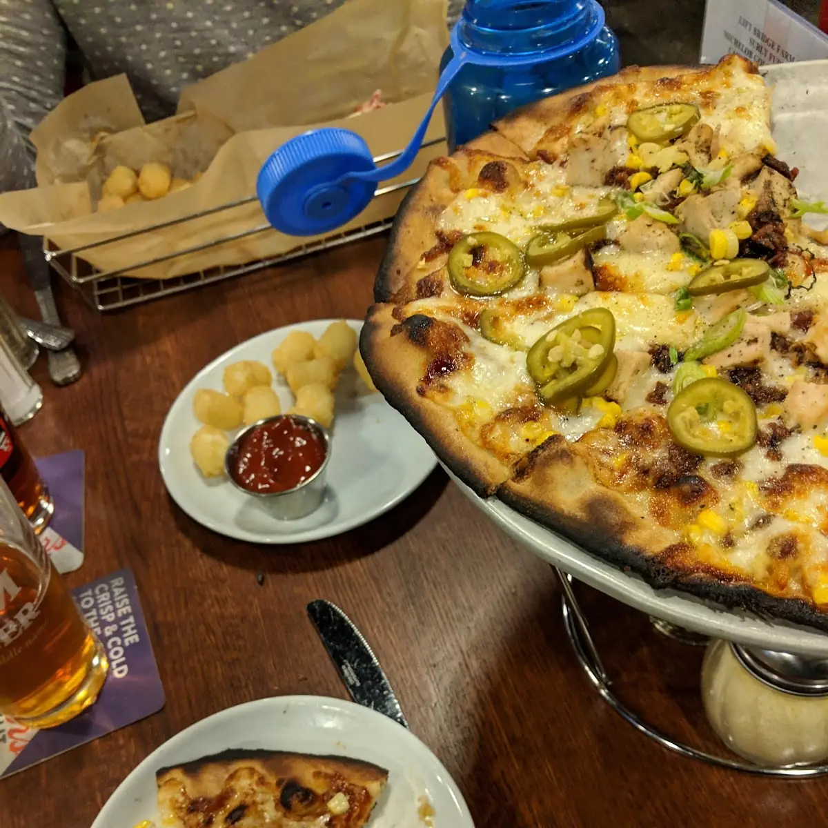 Spicy Chicken Flat Bread