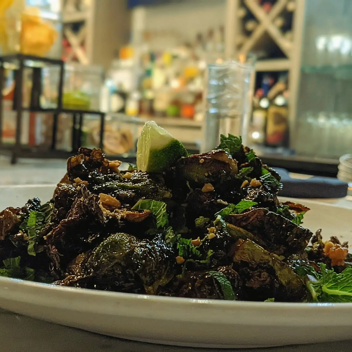 Kung Pao Brussel Sprouts