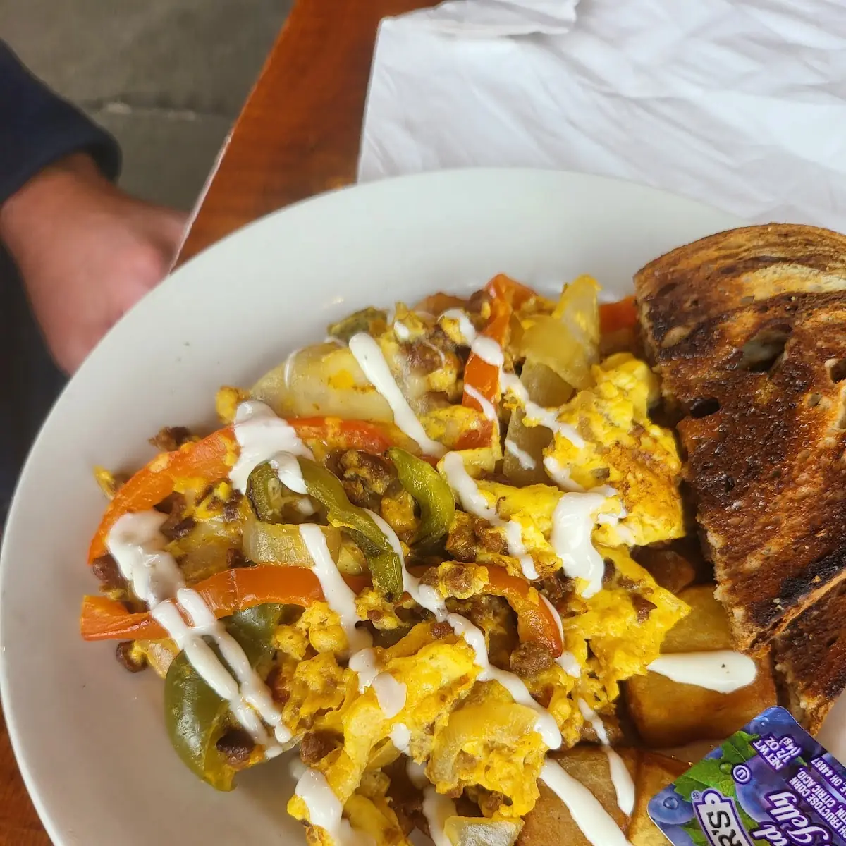 Heart Attack Omelet