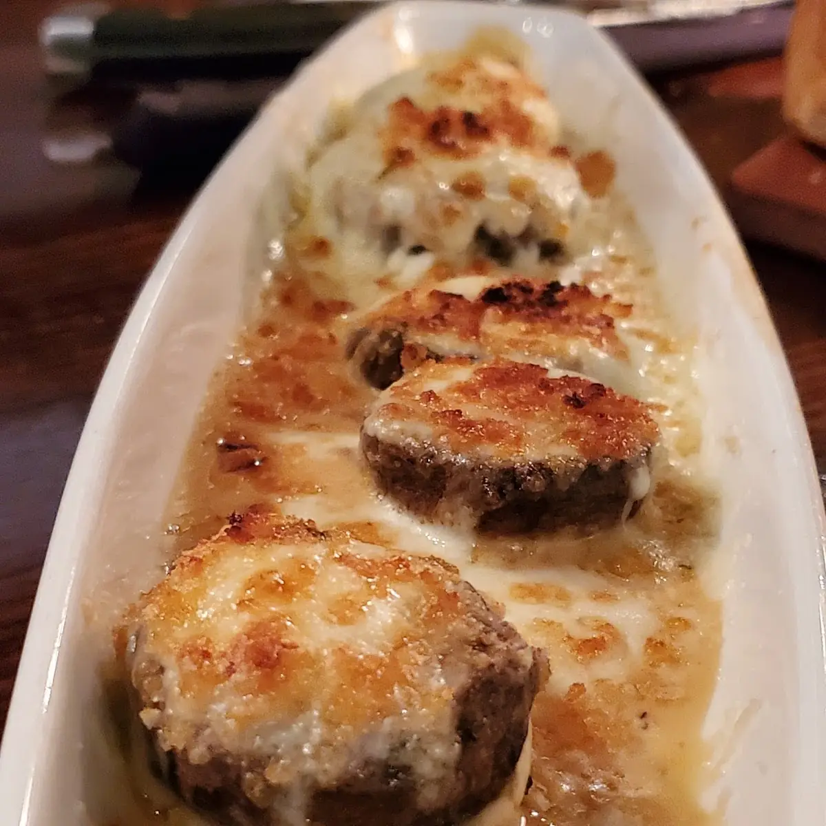 White Cheddar Stuffed Mushrooms