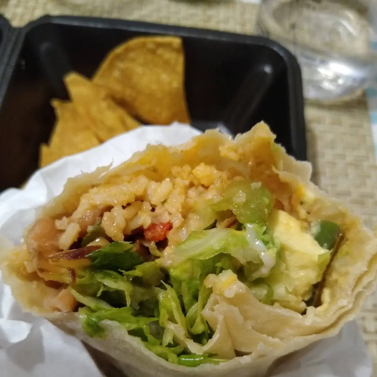 Fiesta Vegetarian Burrito
