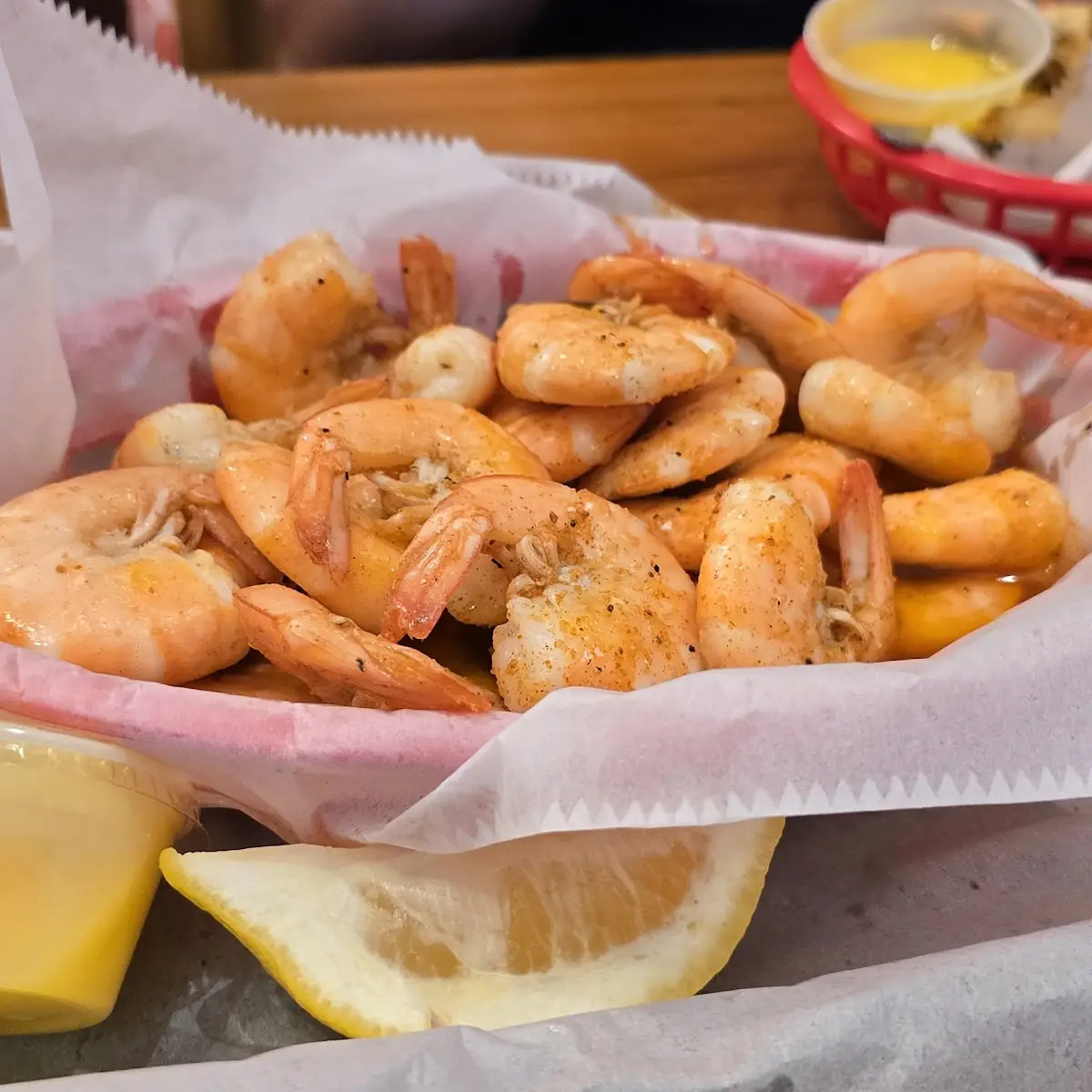 Boiled Shrimp and Fried Shrimp