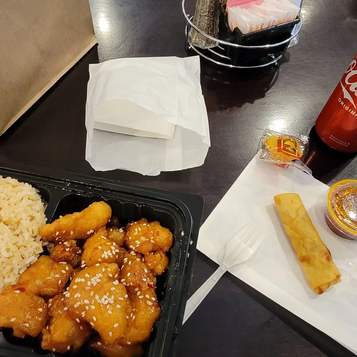 Sesame Chicken Fried Rice