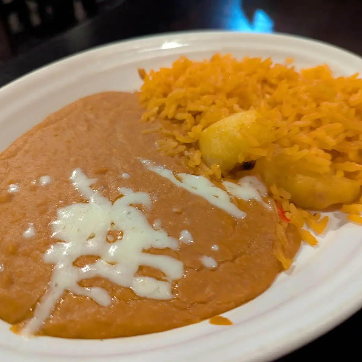 Refried Beans and Rice
