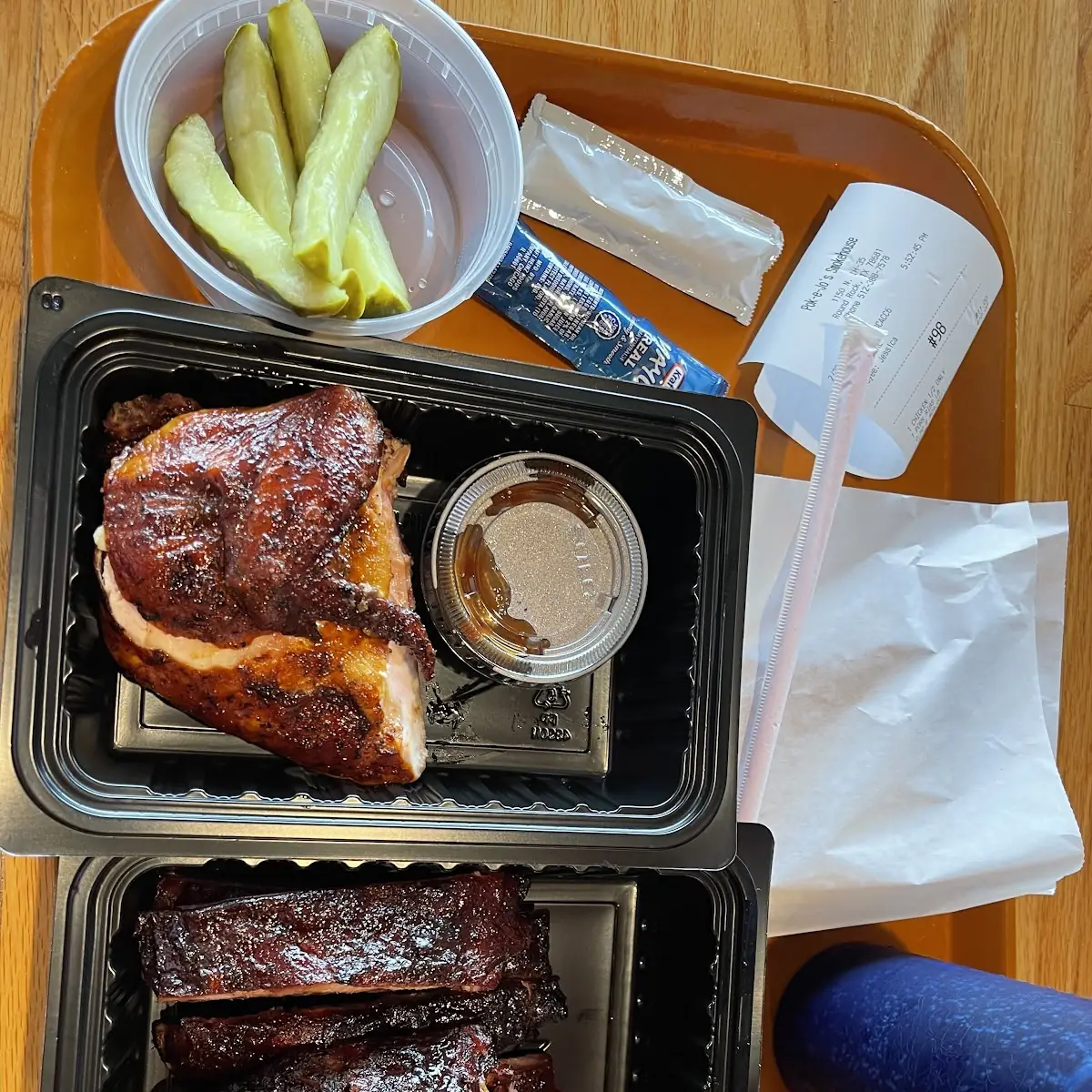 Pork Ribs and Smoked Chicken