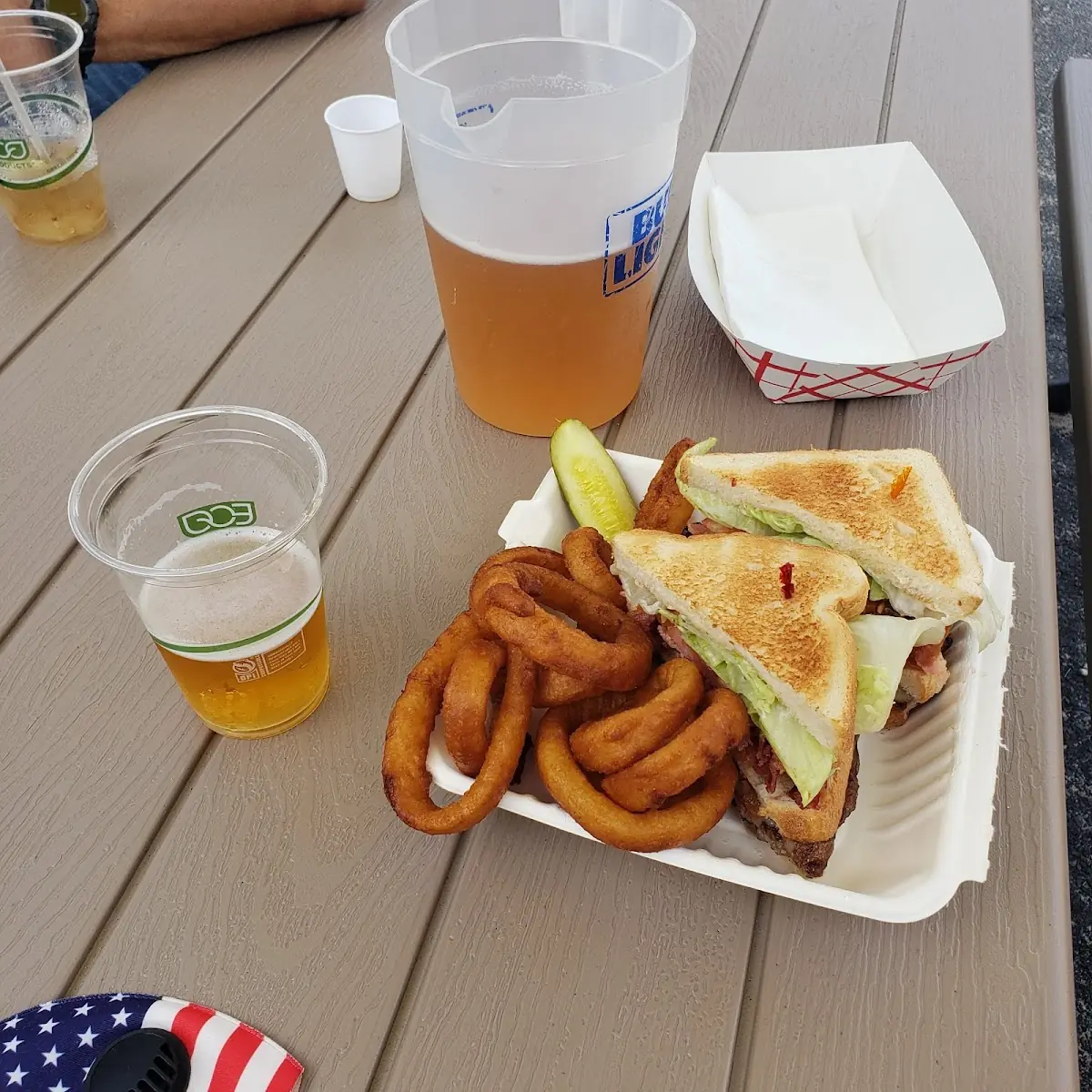 blt with Onion Rings