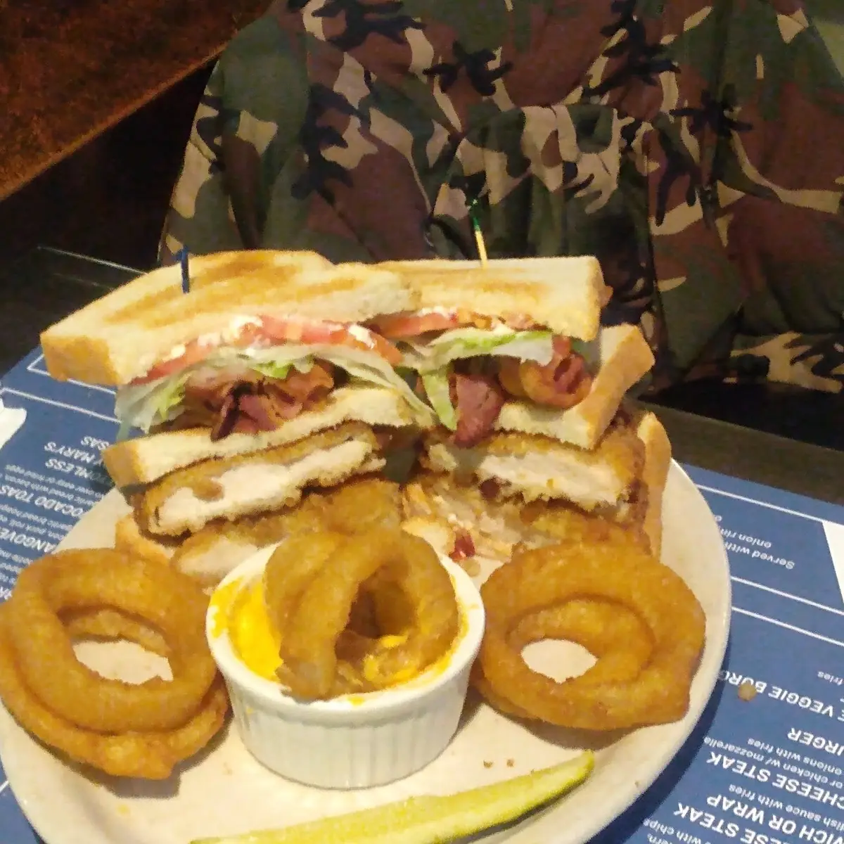 Fried Chicken Club Sandwich