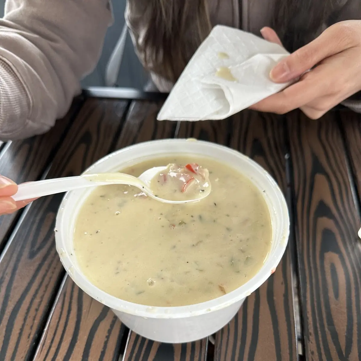 Clam Chowder, Fishery & Chips