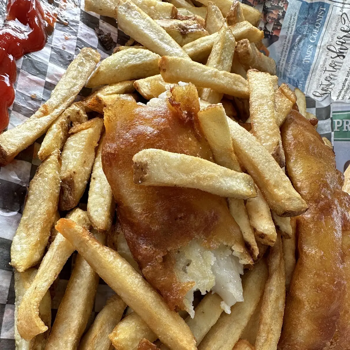 Cod with Chips, Fishery & Chips