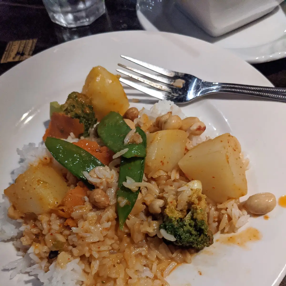 Massaman Curry with White Rice