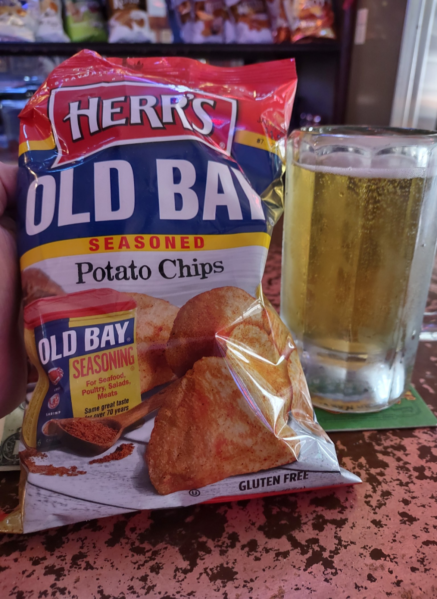 Thinly Sliced Potatoes w Old Bay Dust