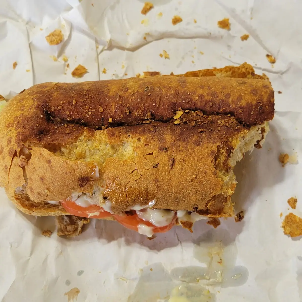 Turkey and American Cheese Toasted