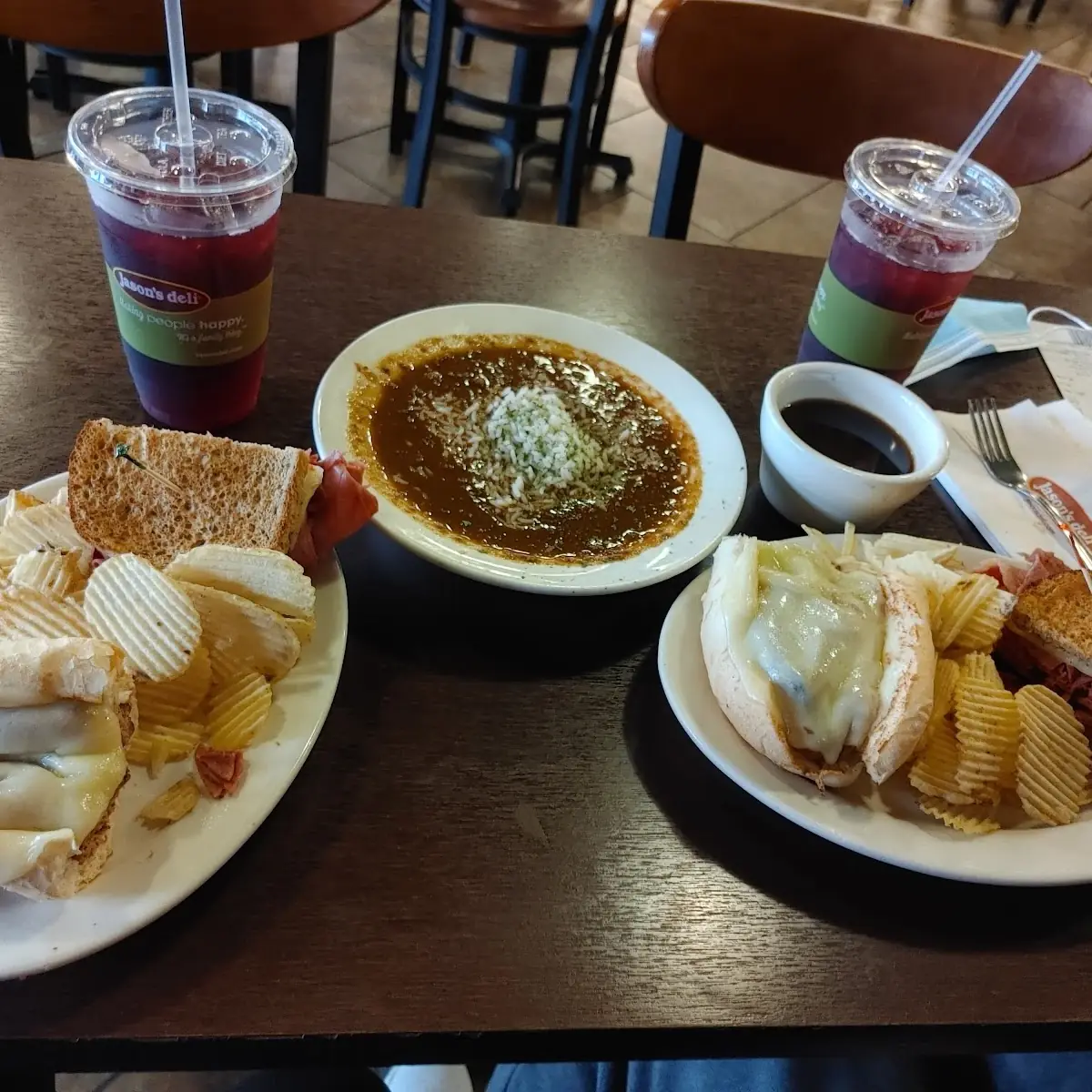 French Dip Sandwich with Onion Soup