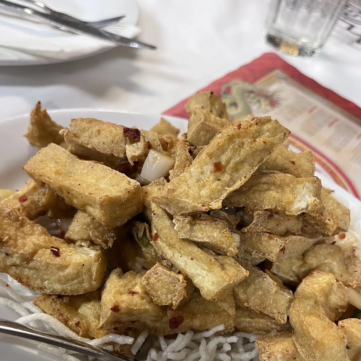 Deep Fried Bean Curd with Spiced Salt