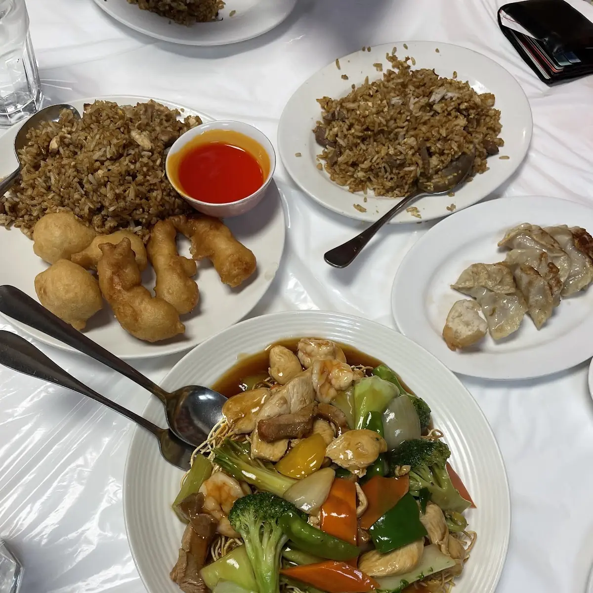 Shrimp and Chicken with Fried Rice