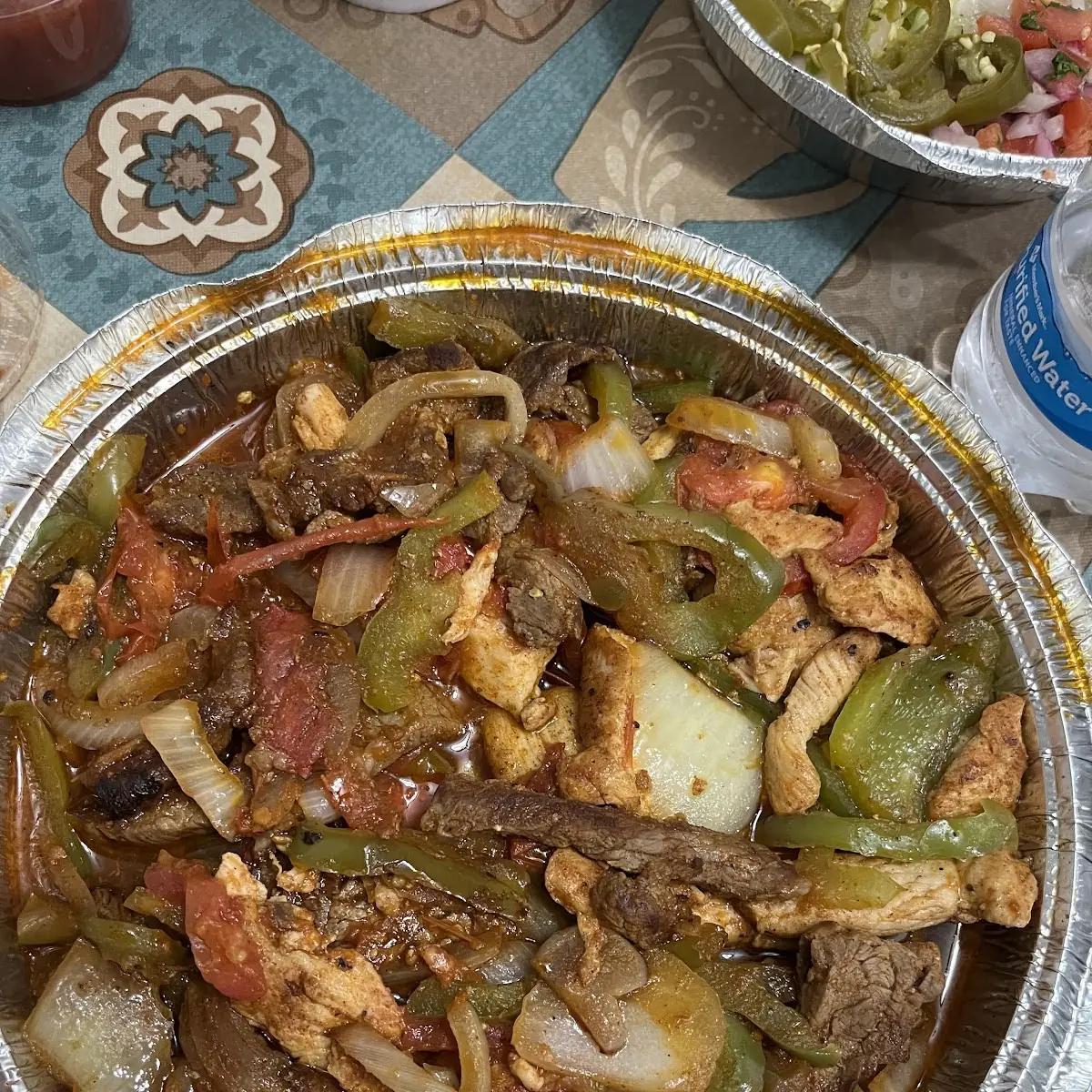 Chicken and Beef Fajitas