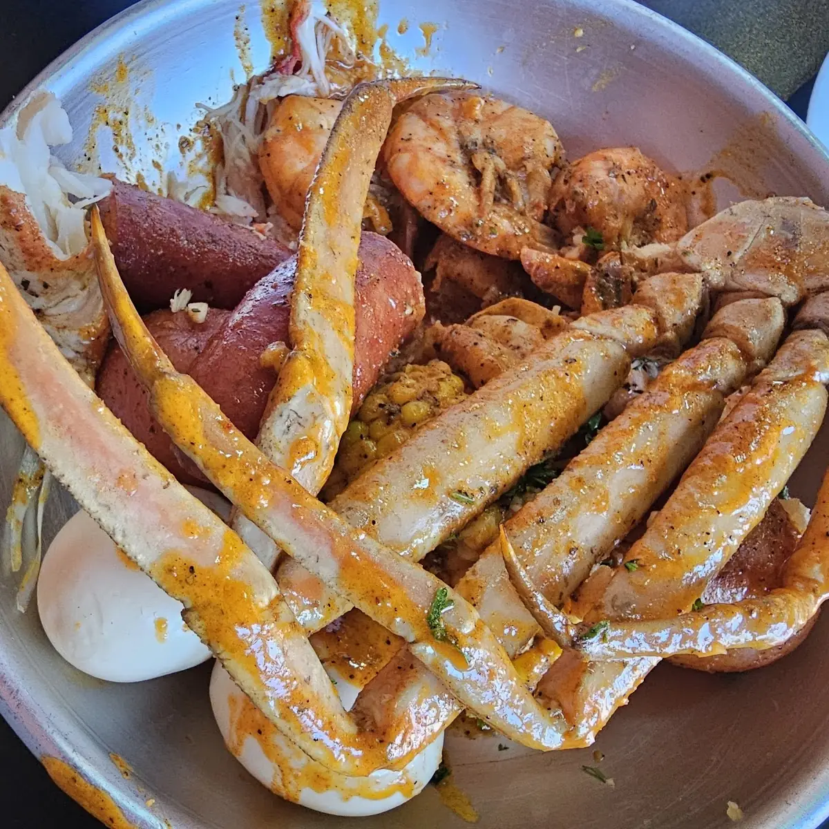Boiled Crawfish with Corn