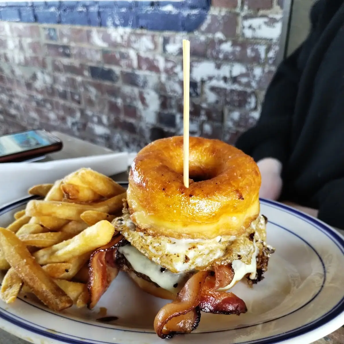 Danny's Donut Burger Combo