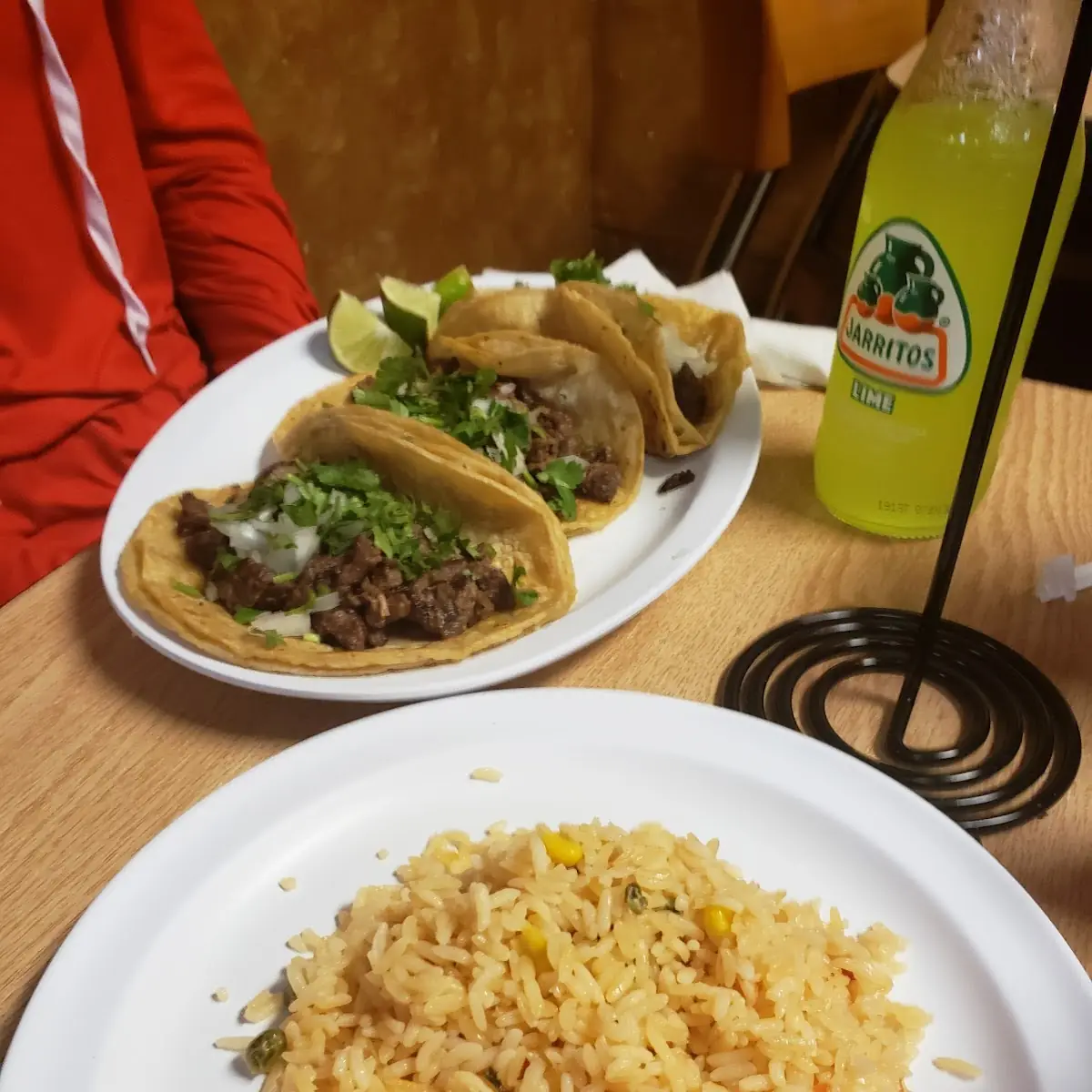 Street Tacos and Rice