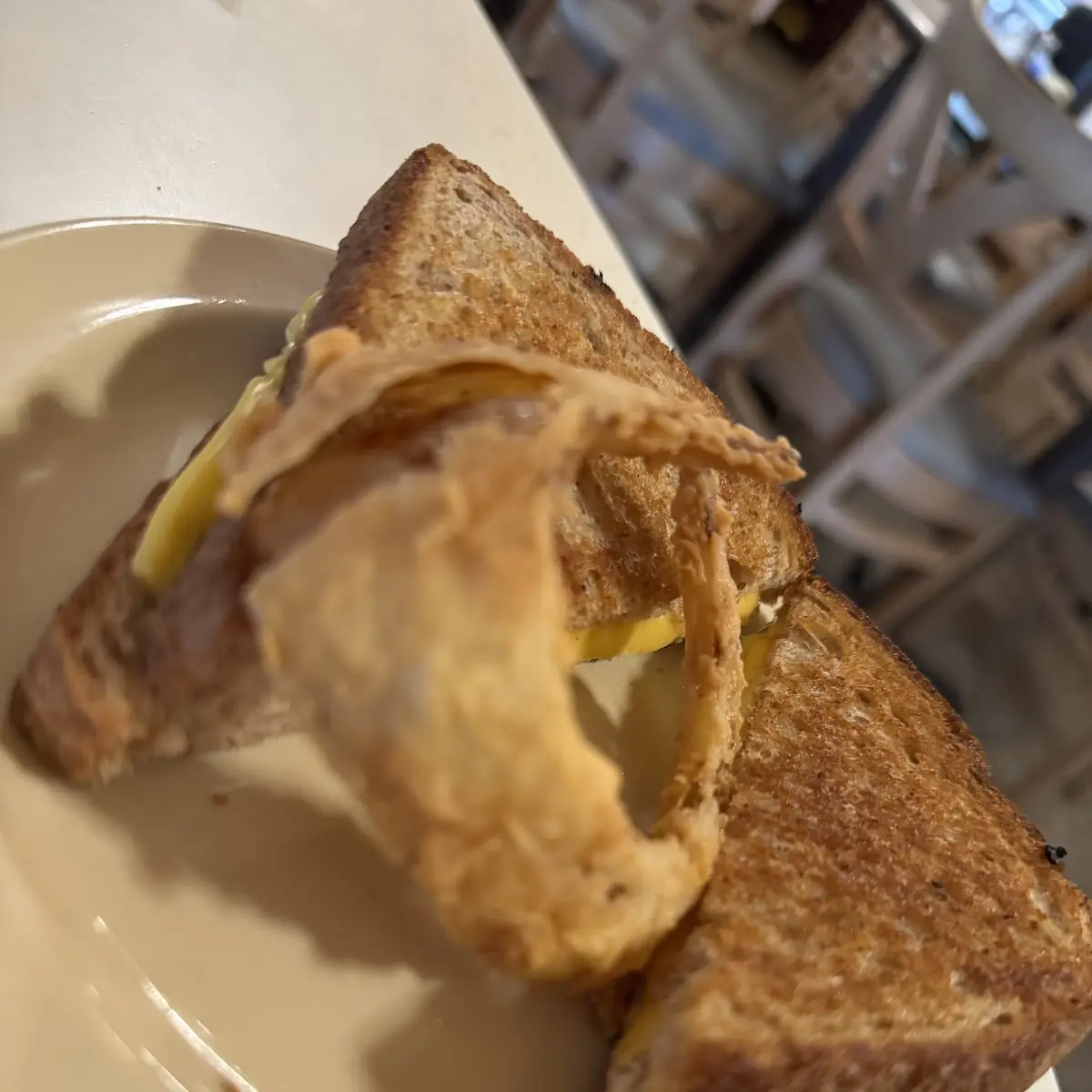 Grilled Cheese and Onion Rings