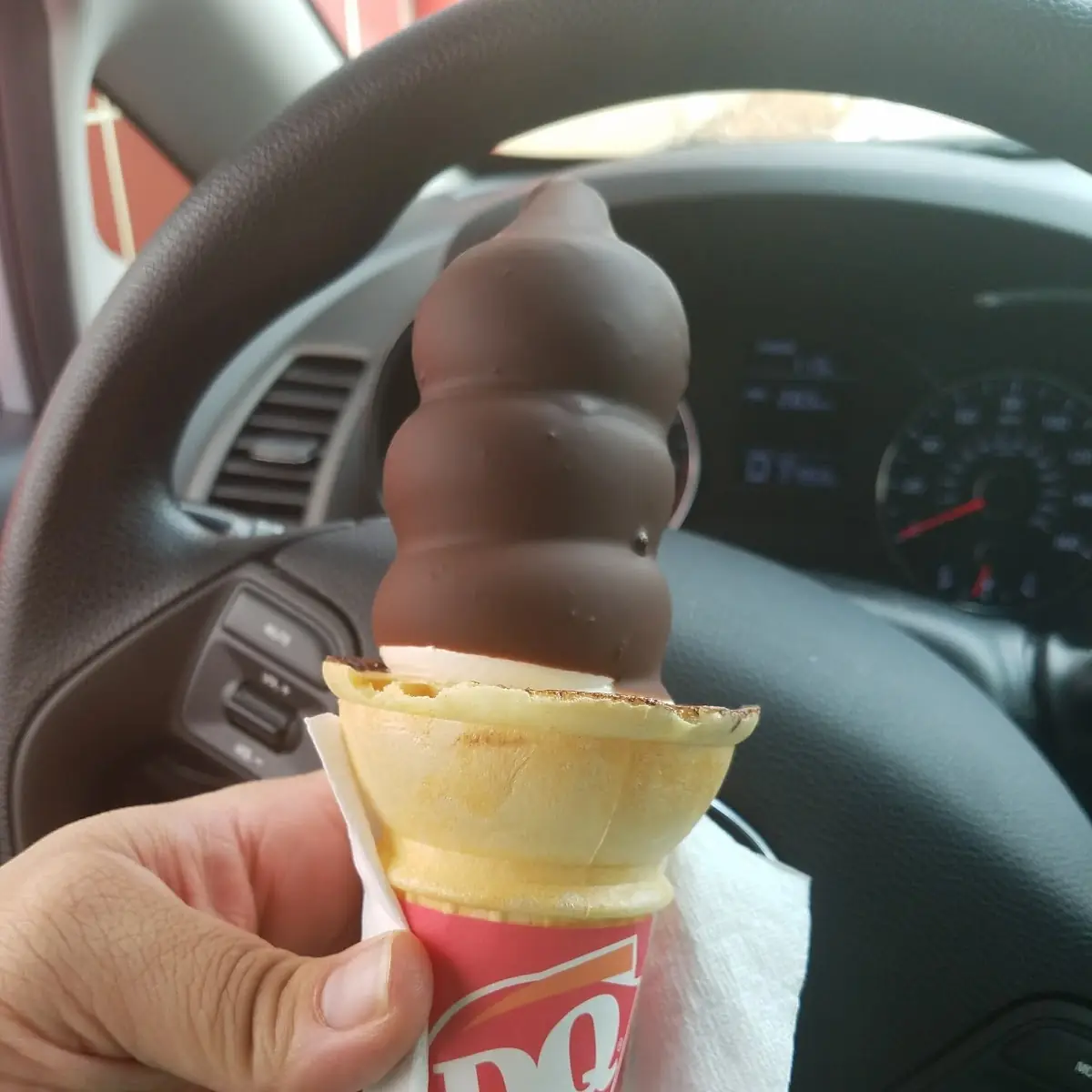 Dipped Vanilla Ice Cream Cone