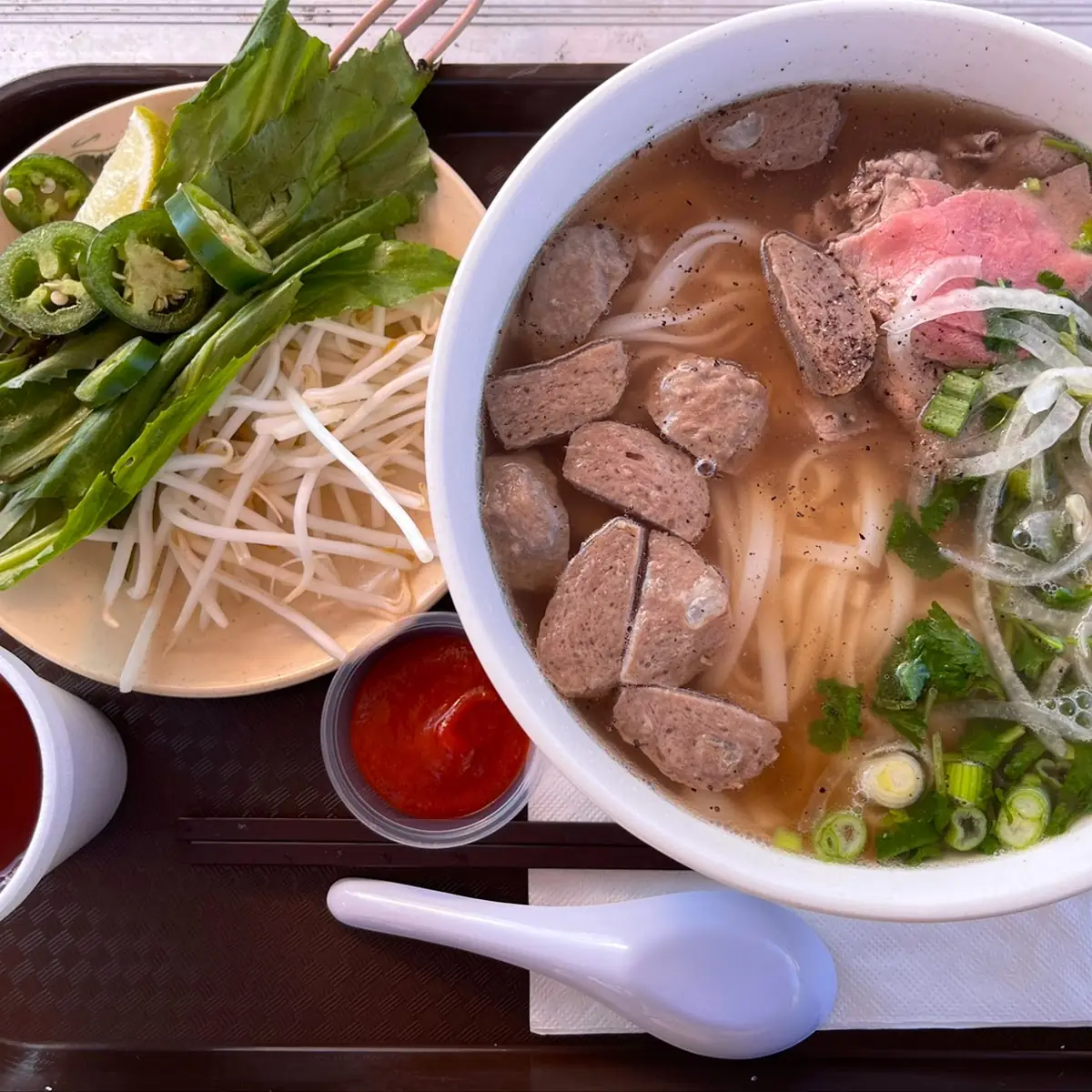 Beef Pho with Fresh Herbs