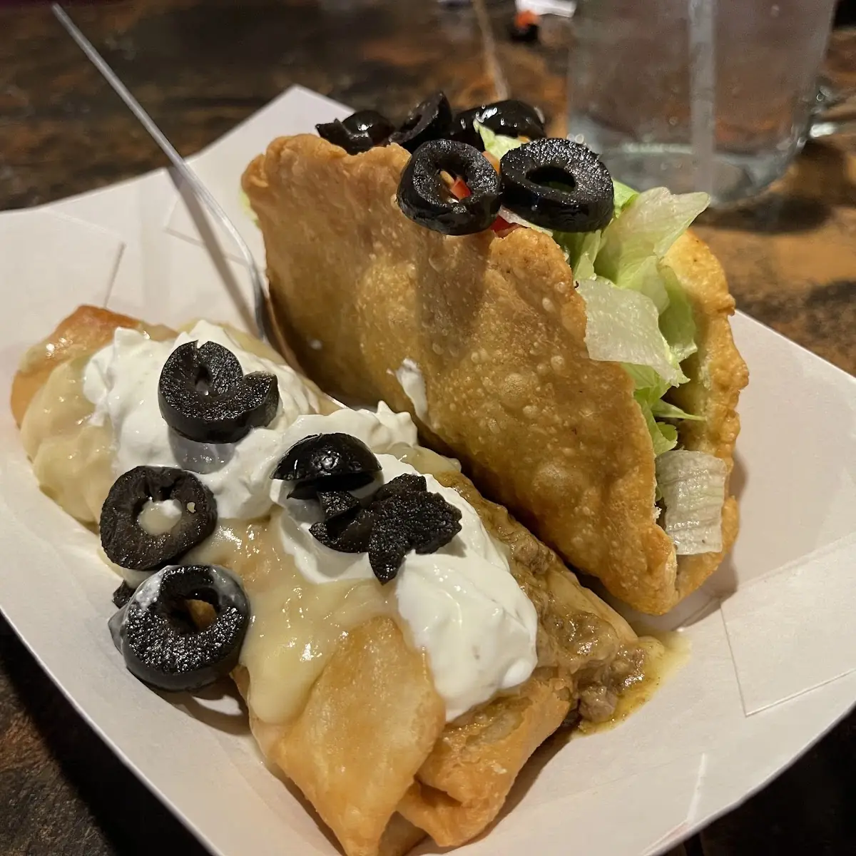 Taco and Chimichanga