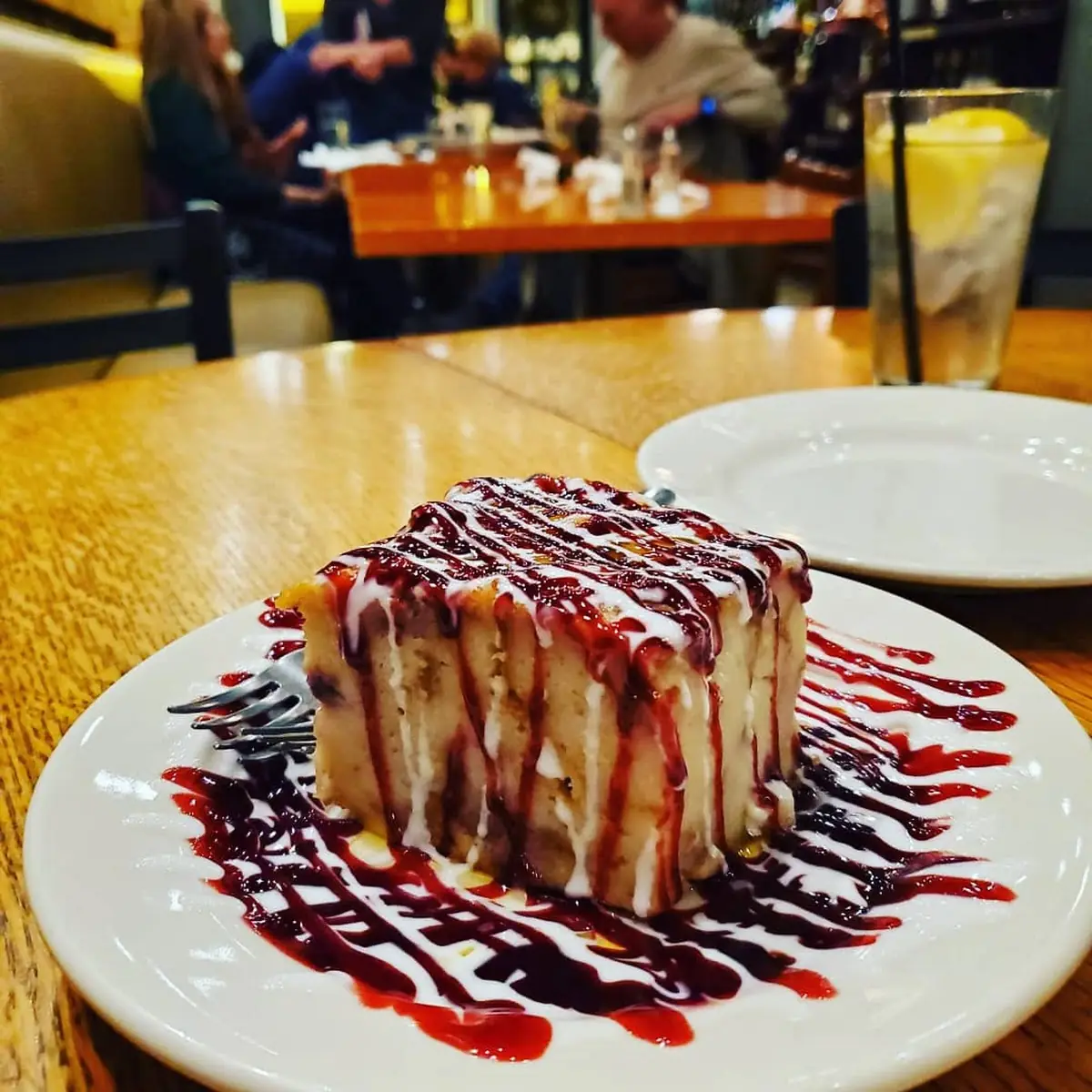 White Chocolate Raspberry Bread Pudding