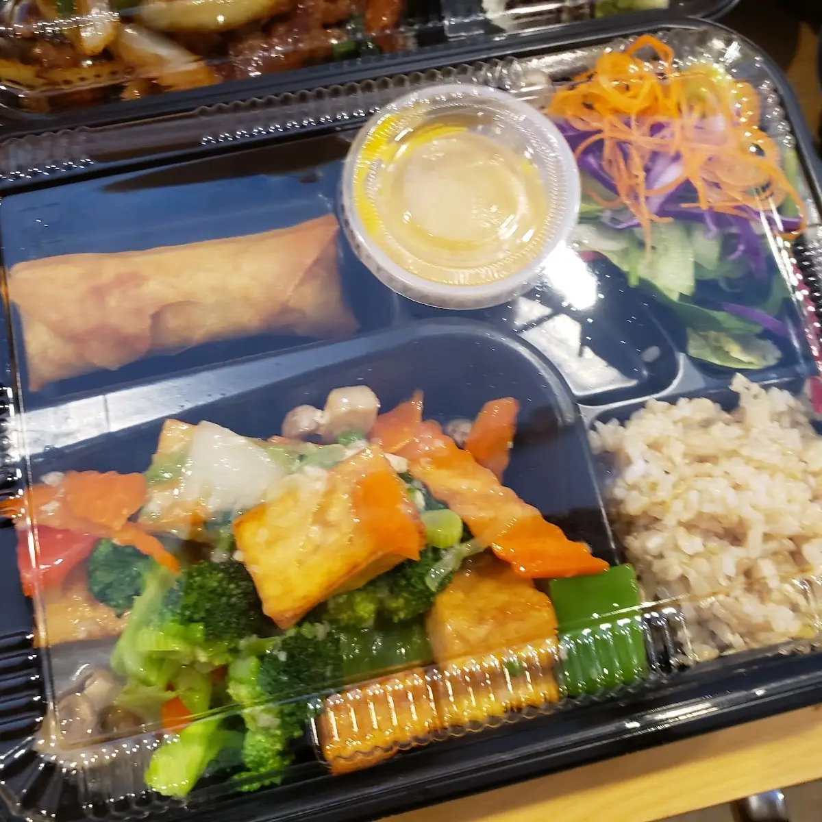Bento Box Tofu Mixed Vegetables
