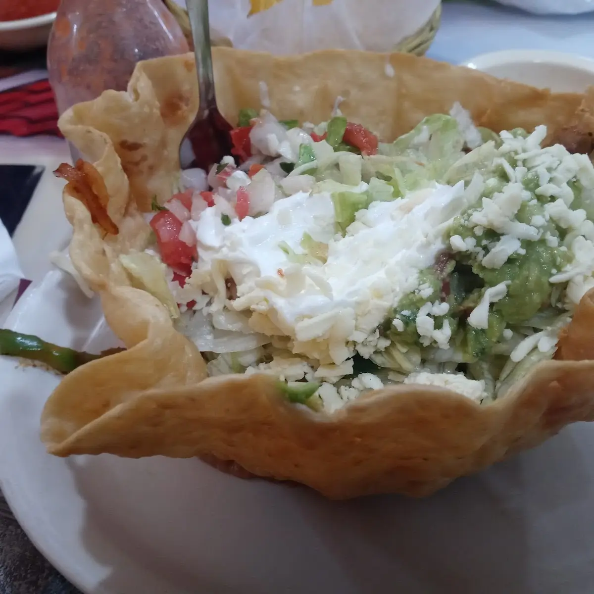 Steak Fajitas Taco Salad