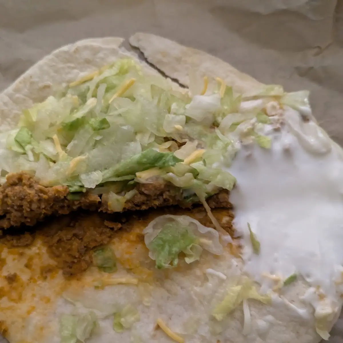 Not the Soft Shell Taco That Was Ordered