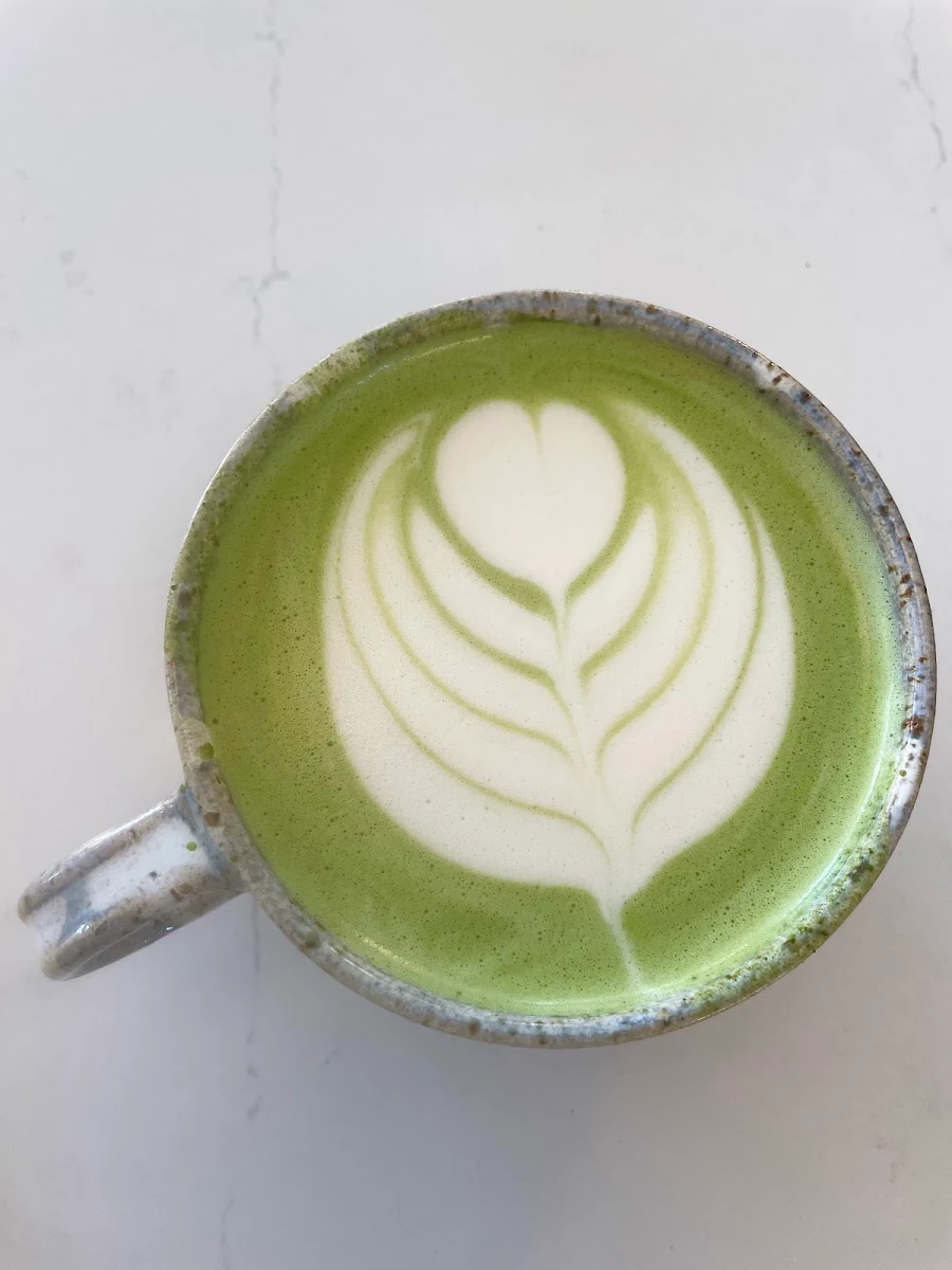Matcha Latte and Coffee Beverage