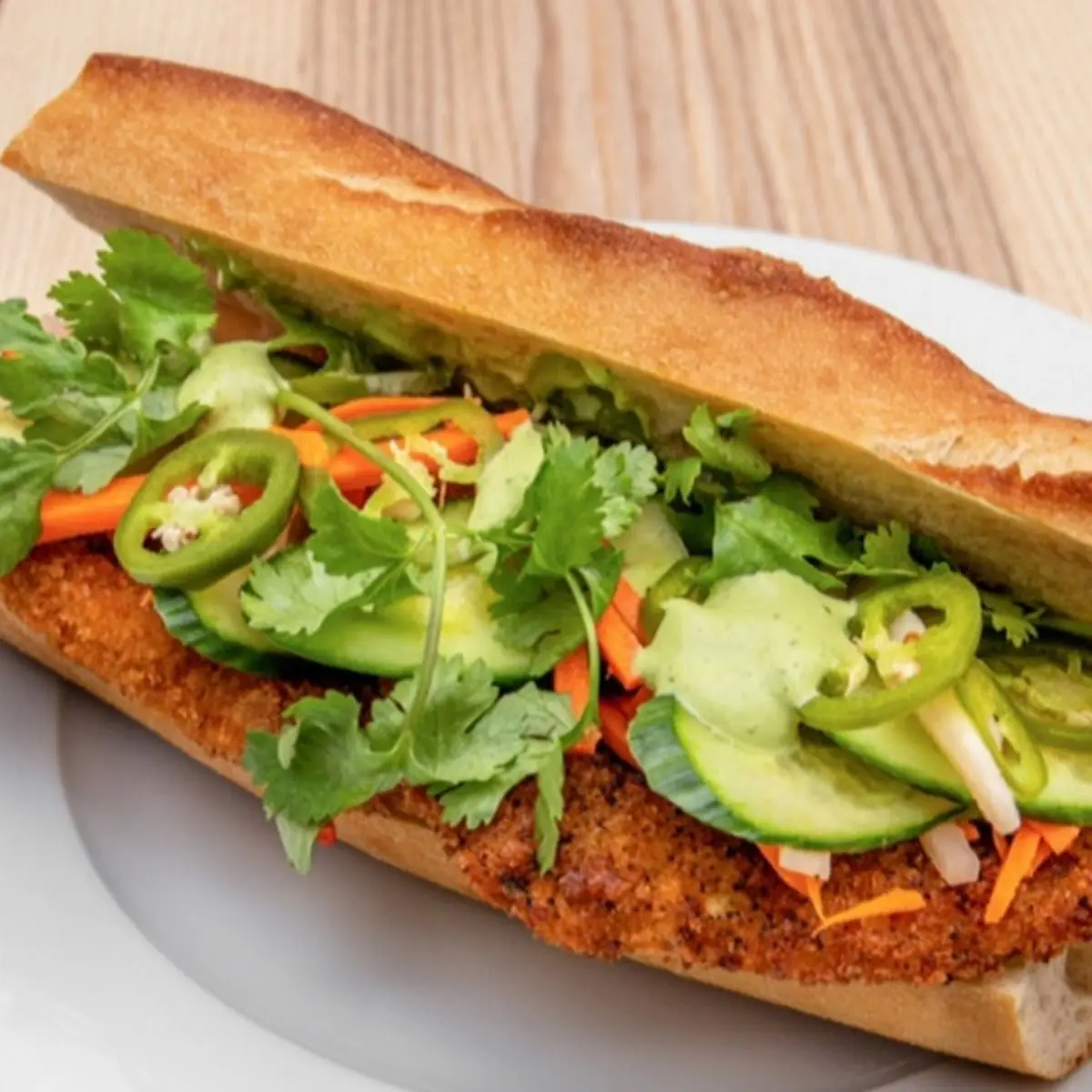 Fried Chicken Banh MI