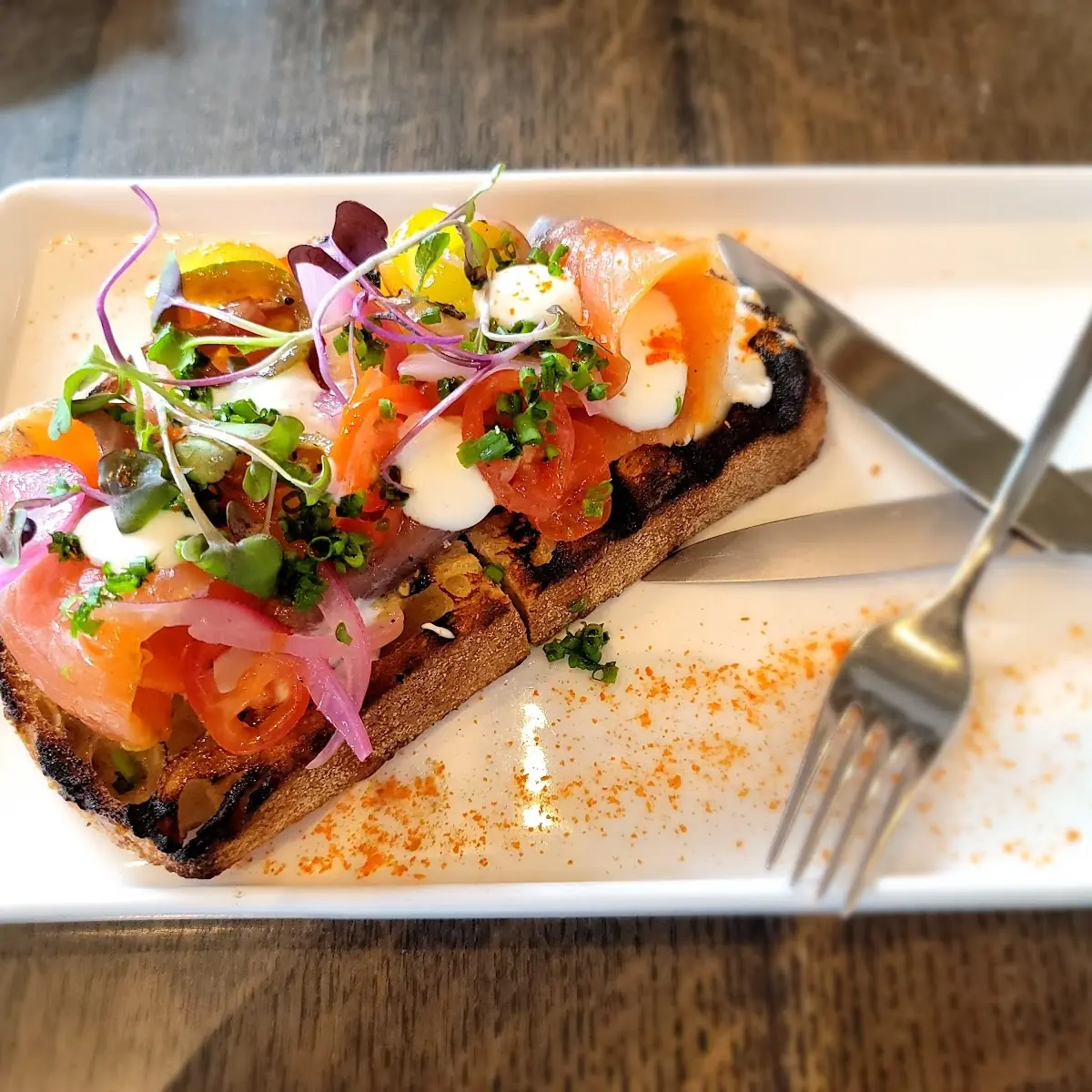 Smoked Salmon Toast