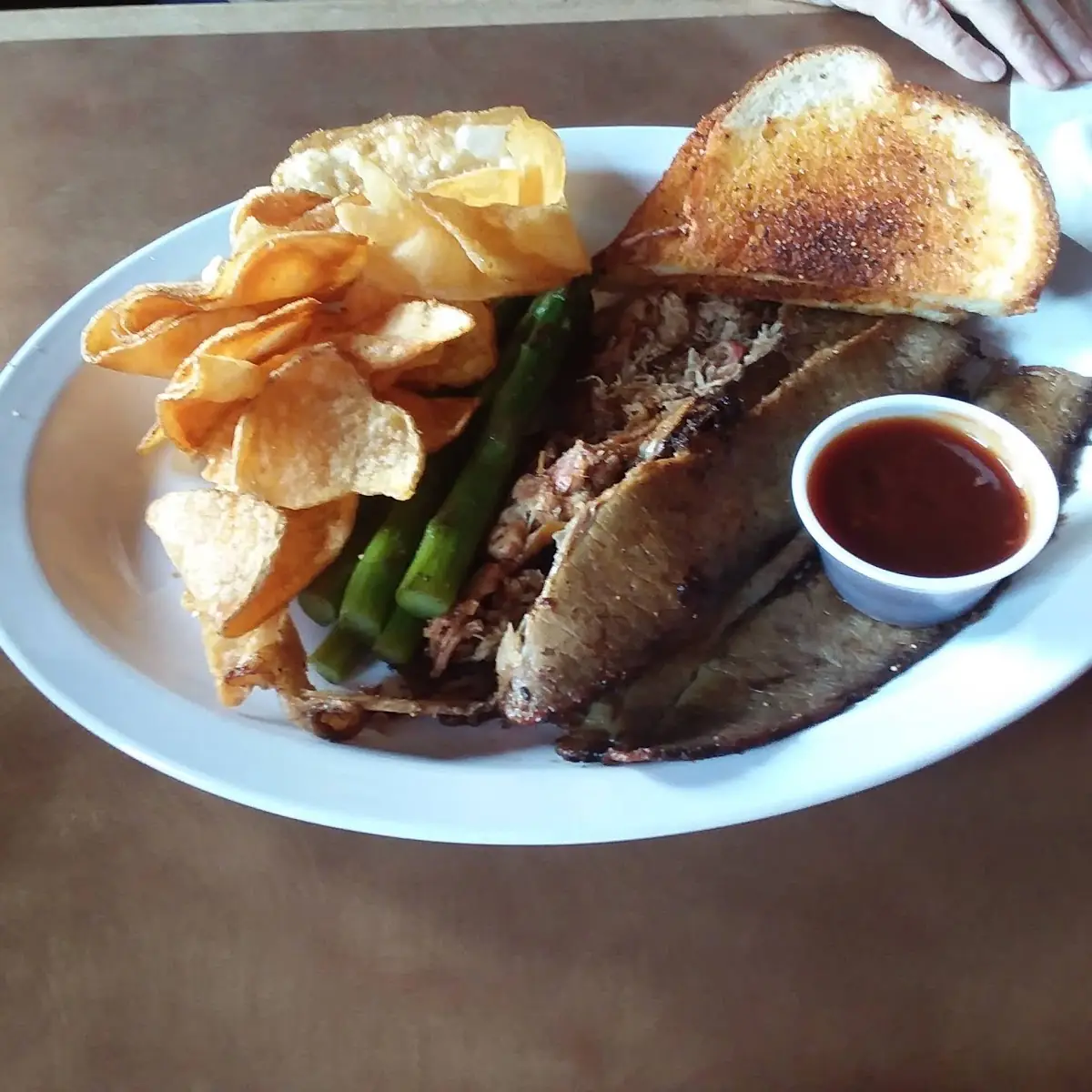 Beef and Home Made Chips